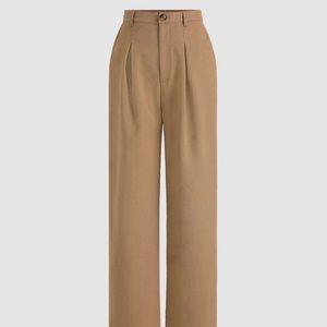 CIDER BROWN CASUAL SOLID PANTS ( fits a Us 6/8) perfect for work